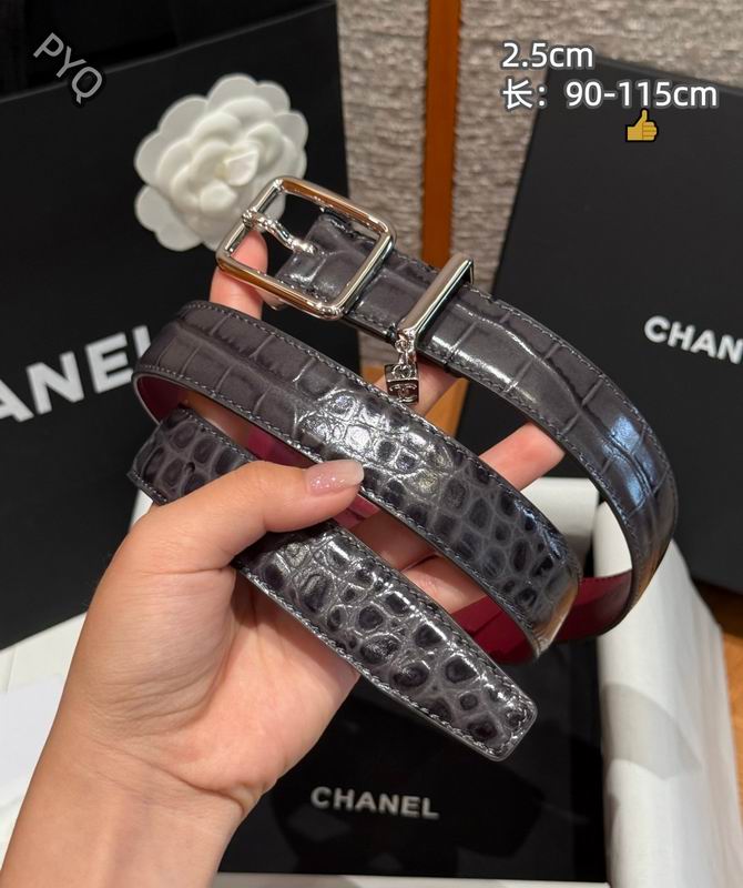 Chanel belt 25mmX90-115cm 8L05